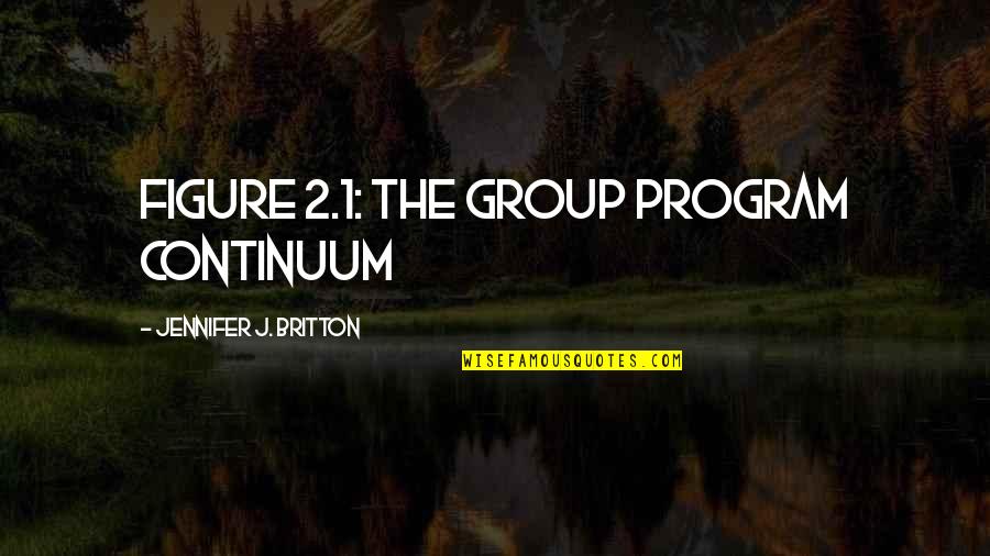 Graduation Gift Card Quotes By Jennifer J. Britton: Figure 2.1: The Group Program Continuum