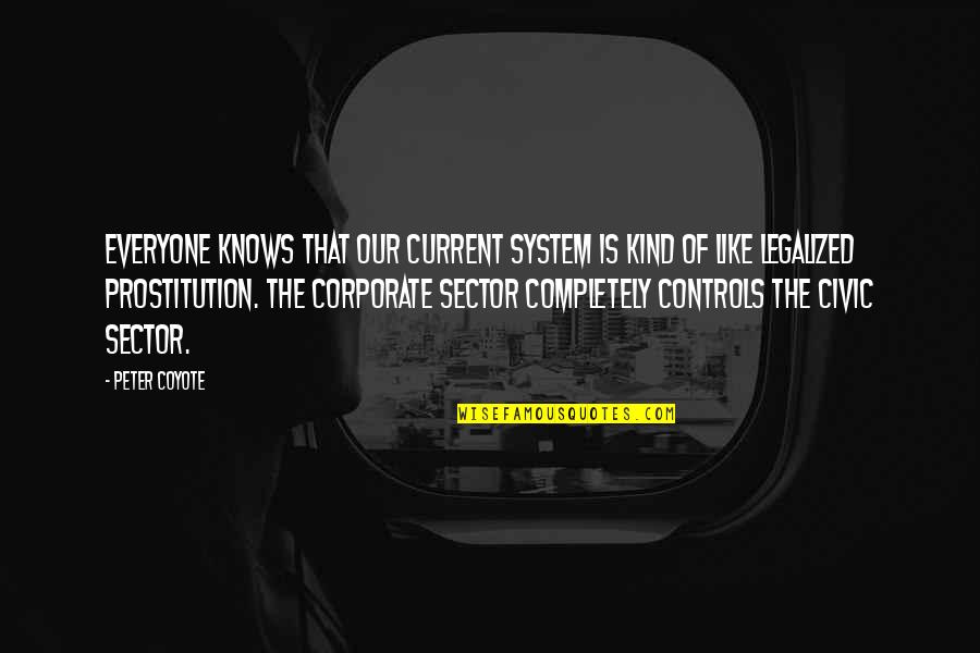 Graham Hancock Quote Quotes By Peter Coyote: Everyone knows that our current system is kind Graham Hancock Quote Quotes By Peter Coyote: Everyone knows that our current system is kind