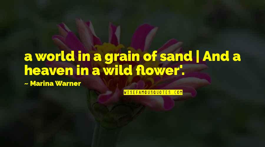 Grain Quotes By Marina Warner: a world in a grain of sand |