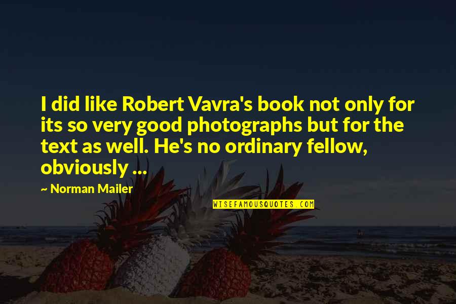 Grammaticians Quotes By Norman Mailer: I did like Robert Vavra's book not only Grammaticians Quotes By Norman Mailer: I did like Robert Vavra's book not only