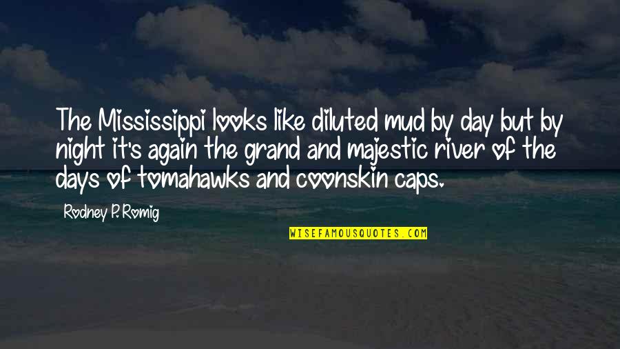 Grand Day Out Quotes By Rodney P. Romig: The Mississippi looks like diluted mud by day Grand Day Out Quotes By Rodney P. Romig: The Mississippi looks like diluted mud by day