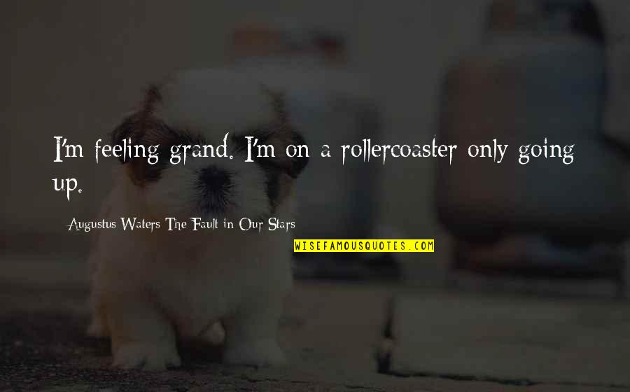 Grand Quotes By Augustus Waters The Fault In Our Stars: I'm feeling grand. I'm on a rollercoaster only