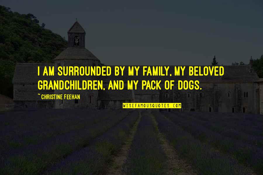 Grandchildren Quotes By Christine Feehan: I am surrounded by my family, my beloved