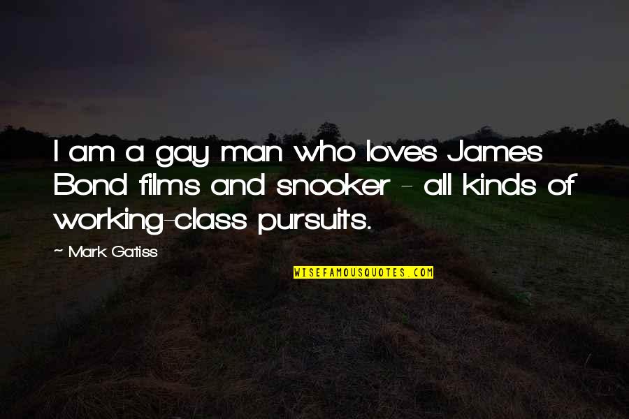 Grandioso In English Quotes By Mark Gatiss: I am a gay man who loves James Grandioso In English Quotes By Mark Gatiss: I am a gay man who loves James