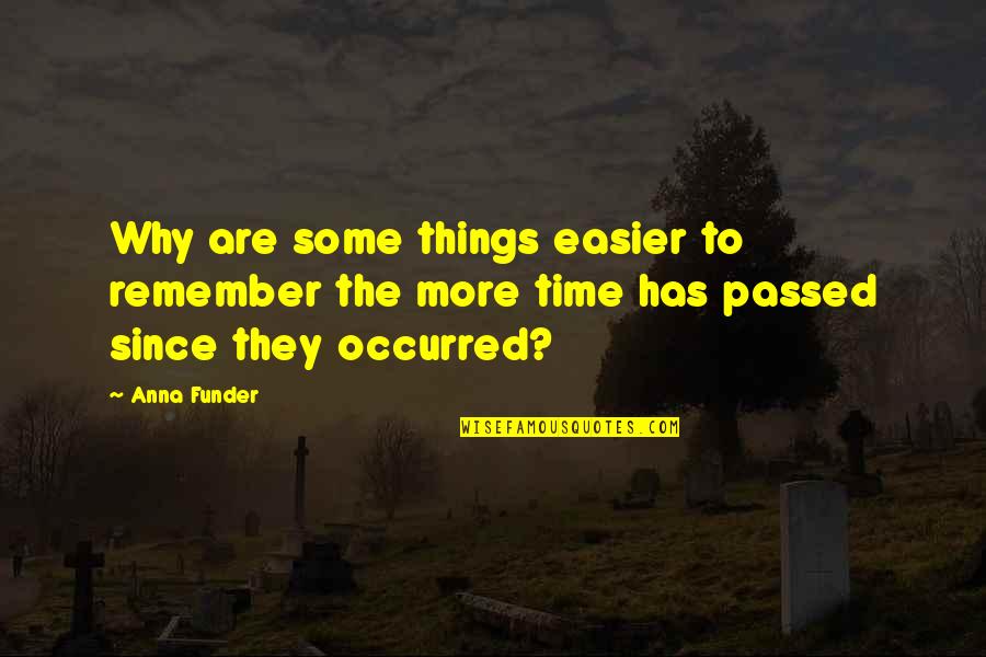 Grandmas Who Have Passed Away Quotes By Anna Funder: Why are some things easier to remember the