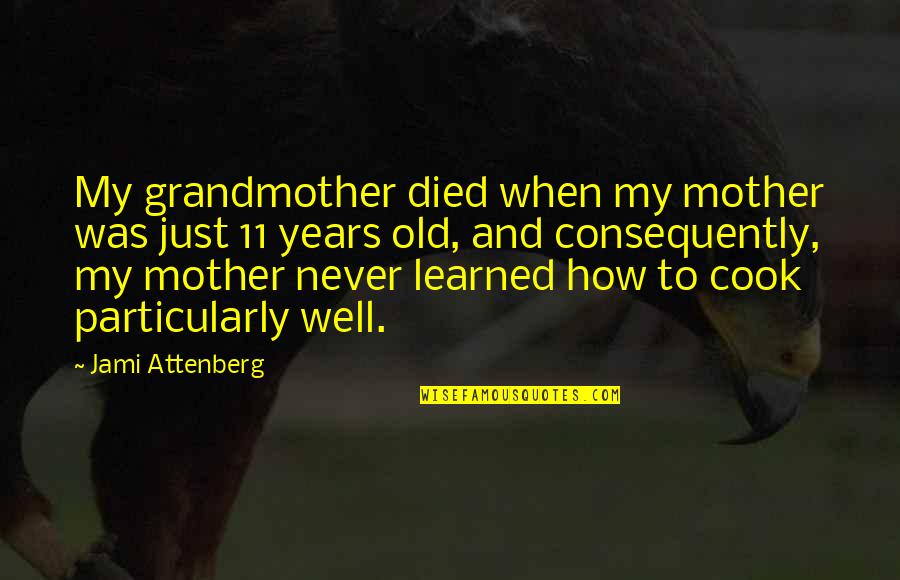 Grandmother And Mother Quotes By Jami Attenberg: My grandmother died when my mother was just