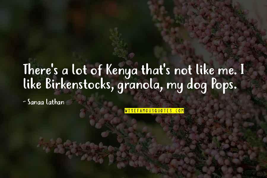 Granola's Quotes By Sanaa Lathan: There's a lot of Kenya that's not like Granola's Quotes By Sanaa Lathan: There's a lot of Kenya that's not like