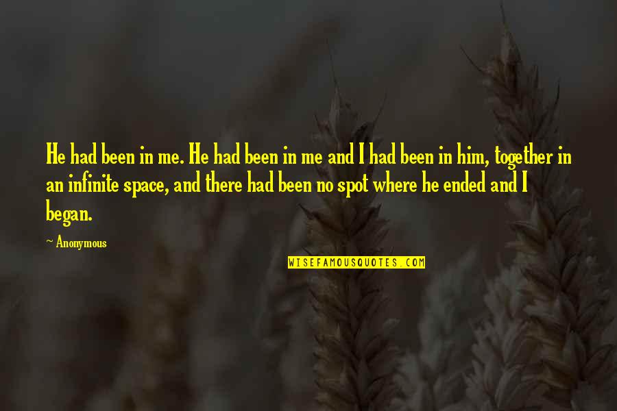 Grasan Mansfield Quotes By Anonymous: He had been in me. He had been