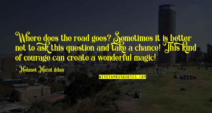 Grassmeyer Gun Quotes By Mehmet Murat Ildan: Where does the road goes? Sometimes it is Grassmeyer Gun Quotes By Mehmet Murat Ildan: Where does the road goes? Sometimes it is