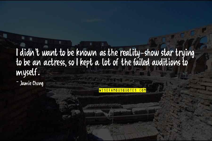 Grateful For My Struggles Quotes By Jamie Chung: I didn't want to be known as the Grateful For My Struggles Quotes By Jamie Chung: I didn't want to be known as the