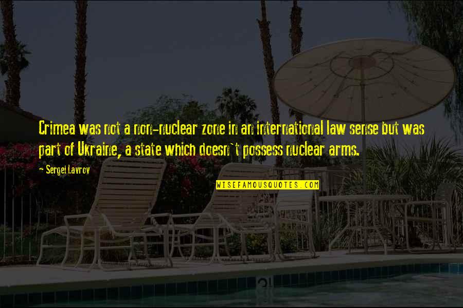 Grates For Drains Quotes By Sergei Lavrov: Crimea was not a non-nuclear zone in an