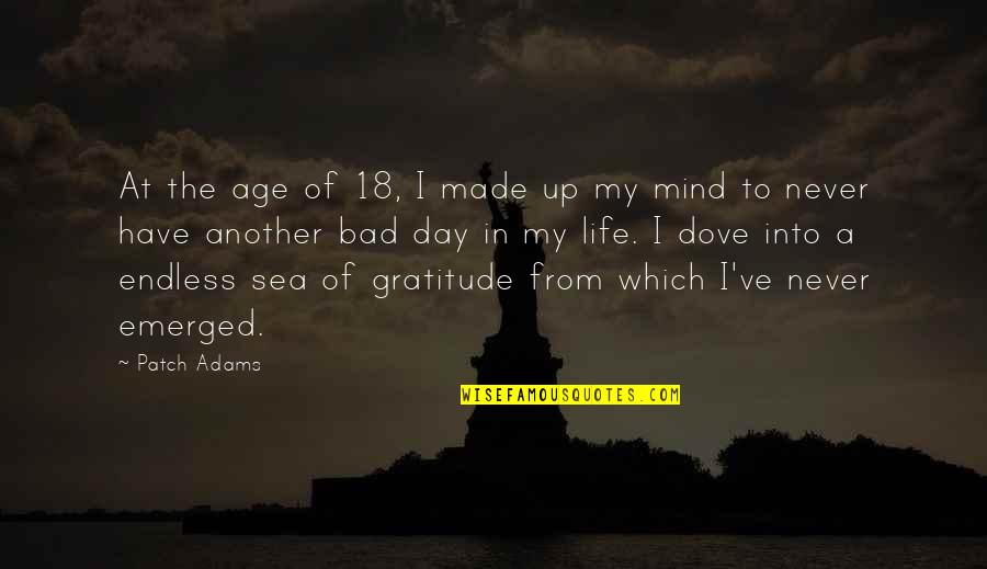 Gratitude Day Quotes By Patch Adams: At the age of 18, I made up