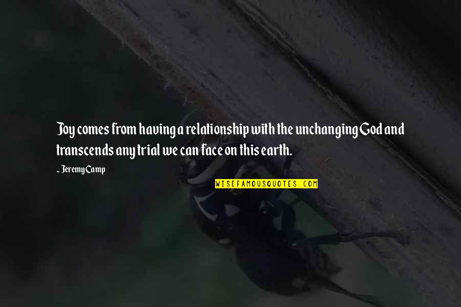Grayhawk Hoa Quotes By Jeremy Camp: Joy comes from having a relationship with the