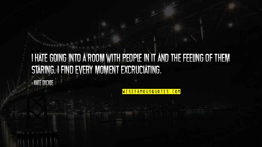 Great Crossfit Quotes By Kate Dickie: I hate going into a room with people