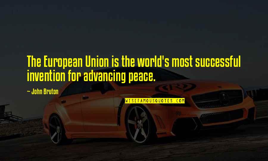 Great Extracurricular Quotes By John Bruton: The European Union is the world's most successful