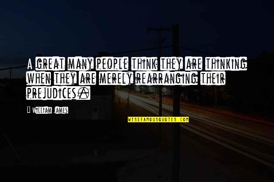 Great Integrity Quotes By William James: A great many people think they are thinking Great Integrity Quotes By William James: A great many people think they are thinking