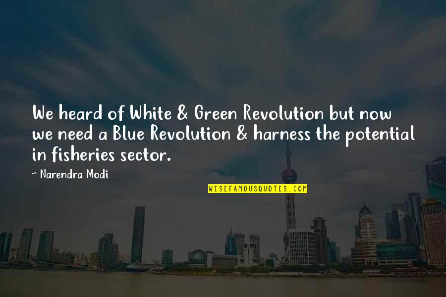 Great Slipknot Quotes By Narendra Modi: We heard of White & Green Revolution but