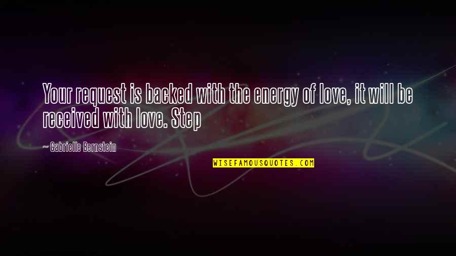 Great Speech Ending Quotes By Gabrielle Bernstein: Your request is backed with the energy of Great Speech Ending Quotes By Gabrielle Bernstein: Your request is backed with the energy of