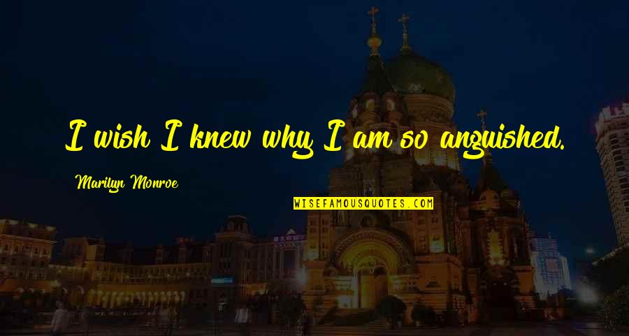 Great Time With Friends Quotes By Marilyn Monroe: I wish I knew why I am so Great Time With Friends Quotes By Marilyn Monroe: I wish I knew why I am so