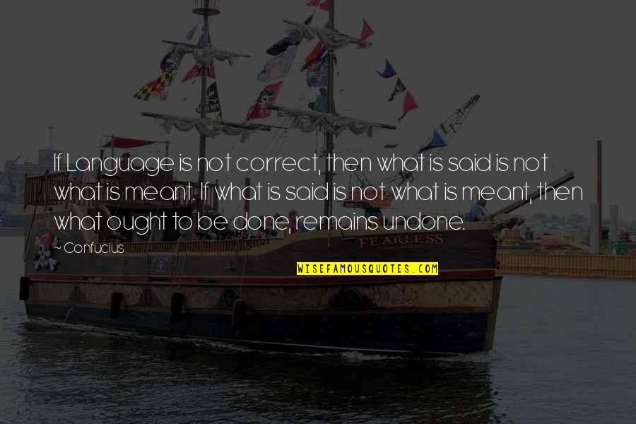 Greatest Fool Quotes By Confucius: If Language is not correct, then what is