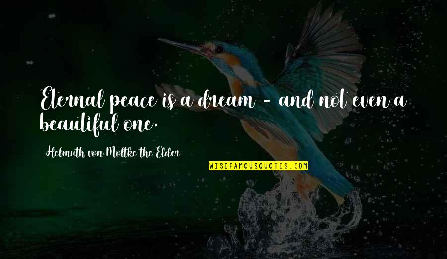 Greatness Funny Quotes By Helmuth Von Moltke The Elder: Eternal peace is a dream - and not