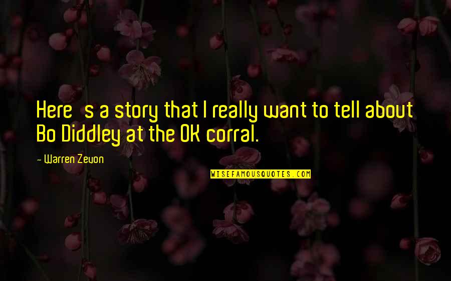 Greeff Fabric Priscilla Quotes By Warren Zevon: Here's a story that I really want to