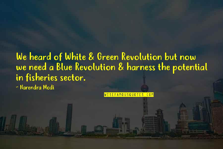 Green And White Quotes By Narendra Modi: We heard of White & Green Revolution but Green And White Quotes By Narendra Modi: We heard of White & Green Revolution but