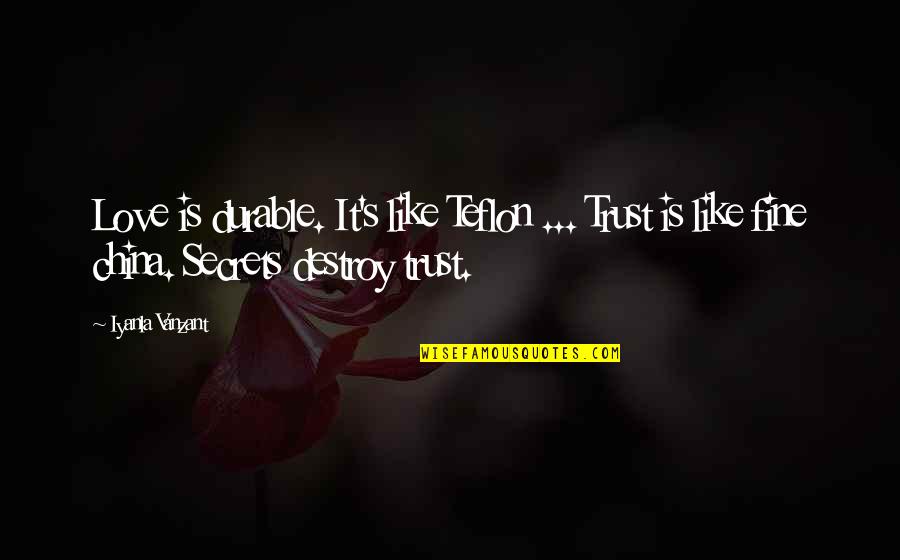 Grey's Anatomy 2x07 Quotes By Iyanla Vanzant: Love is durable. It's like Teflon ... Trust Grey's Anatomy 2x07 Quotes By Iyanla Vanzant: Love is durable. It's like Teflon ... Trust