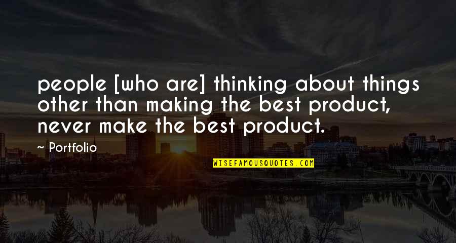 Grey's Anatomy Senior Quotes By Portfolio: people [who are] thinking about things other than