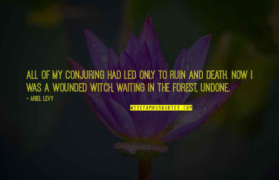 Grief Of Death Quotes By Ariel Levy: All of my conjuring had led only to Grief Of Death Quotes By Ariel Levy: All of my conjuring had led only to