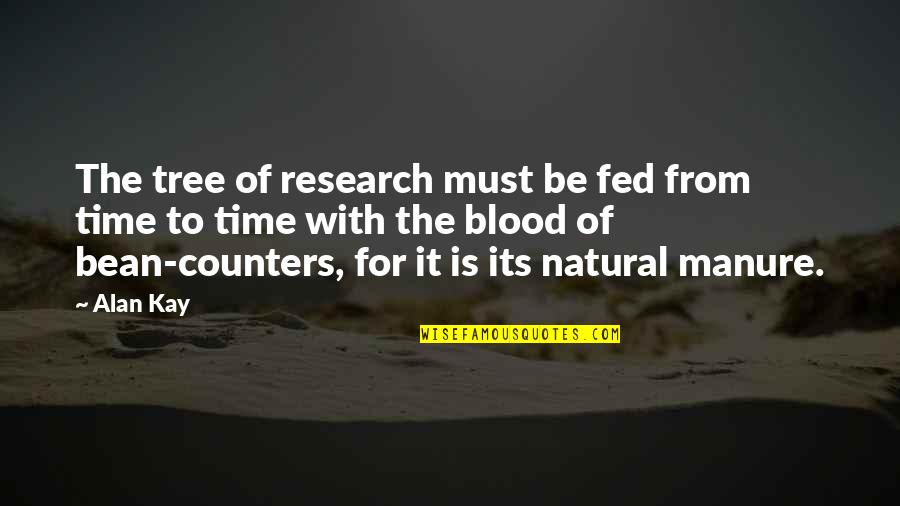 Grieving Your Mom Quotes By Alan Kay: The tree of research must be fed from