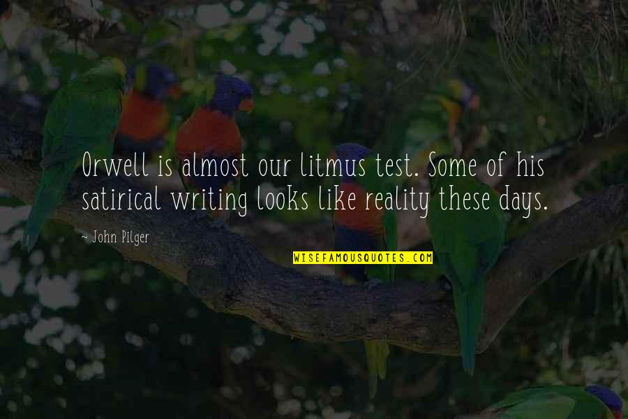 Griots Ceramic 3 In 1 Quotes By John Pilger: Orwell is almost our litmus test. Some of Griots Ceramic 3 In 1 Quotes By John Pilger: Orwell is almost our litmus test. Some of