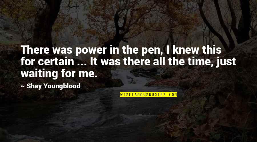 Groetsch Wholesale Quotes By Shay Youngblood: There was power in the pen, I knew Groetsch Wholesale Quotes By Shay Youngblood: There was power in the pen, I knew