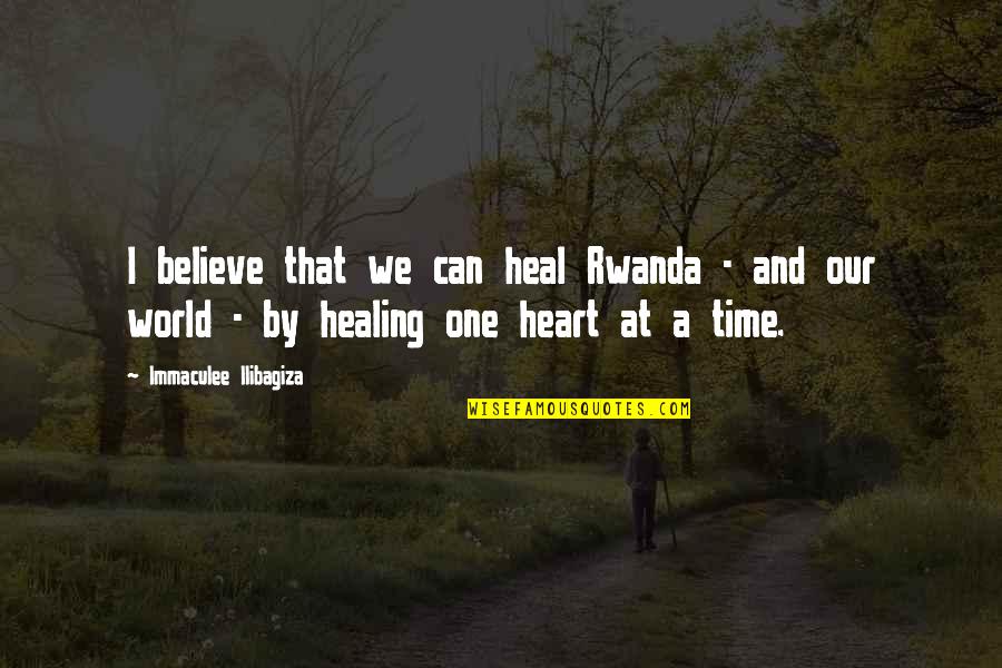 Grosso Materials Quotes By Immaculee Ilibagiza: I believe that we can heal Rwanda - Grosso Materials Quotes By Immaculee Ilibagiza: I believe that we can heal Rwanda -