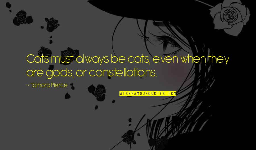 Grouplove Love Quotes By Tamora Pierce: Cats must always be cats, even when they