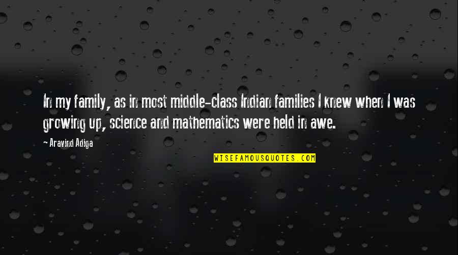 Growing Families Quotes By Aravind Adiga: In my family, as in most middle-class Indian