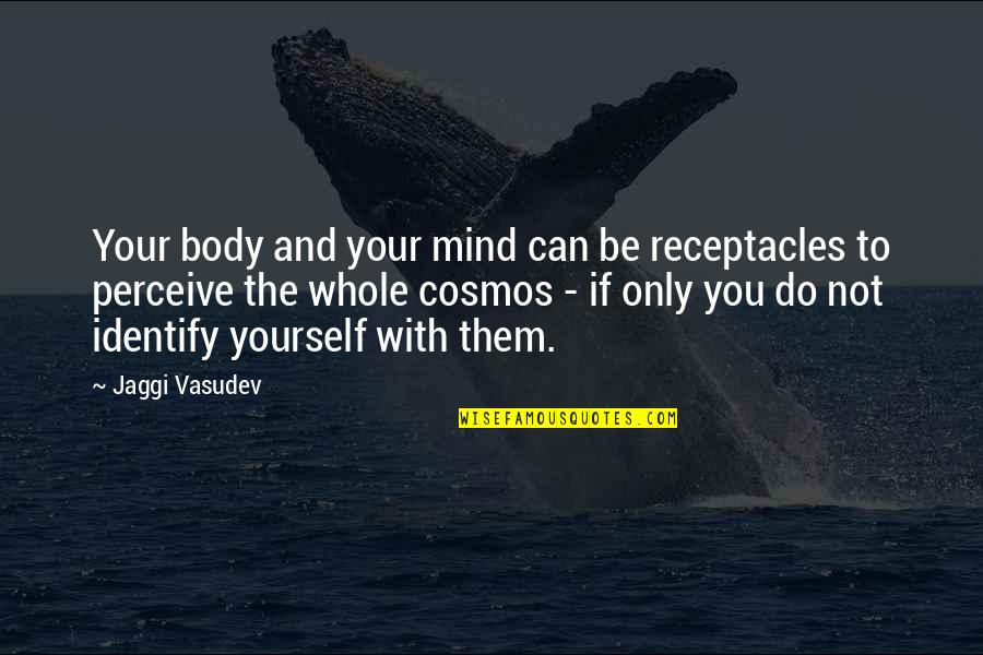 Growing Gray Hairs Quotes By Jaggi Vasudev: Your body and your mind can be receptacles
