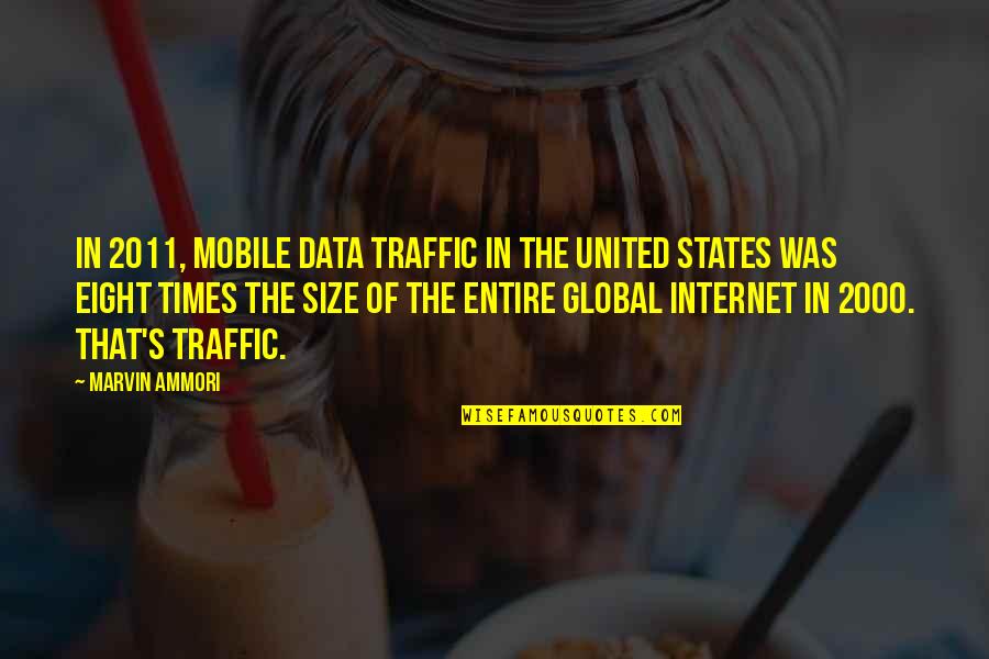 Growing Old And Laughing Quotes By Marvin Ammori: In 2011, mobile data traffic in the United