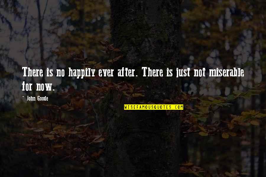 Growing Old Remorse Quotes By John Goode: There is no happily ever after. There is