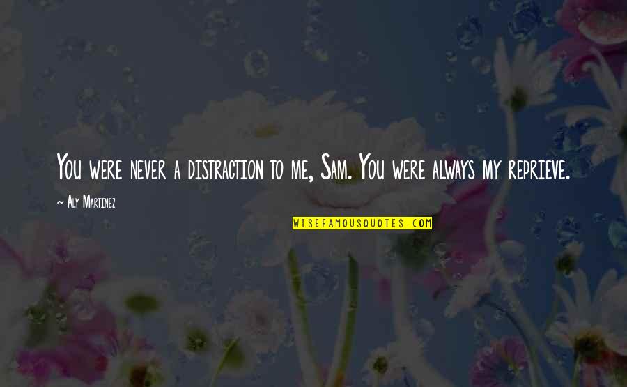Grown Ups 2 Nick Quotes By Aly Martinez: You were never a distraction to me, Sam.