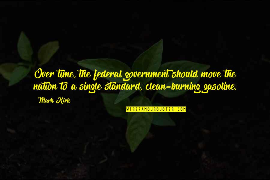 Growth Comes From Discomfort Quote Quotes By Mark Kirk: Over time, the federal government should move the Growth Comes From Discomfort Quote Quotes By Mark Kirk: Over time, the federal government should move the