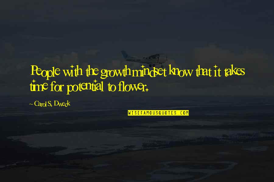 Growth Mindset For Quotes By Carol S. Dweck: People with the growth mindset know that it