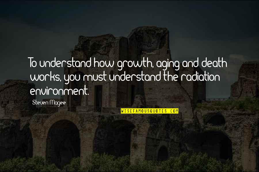 Growth Vs Death Quotes By Steven Magee: To understand how growth, aging and death works,