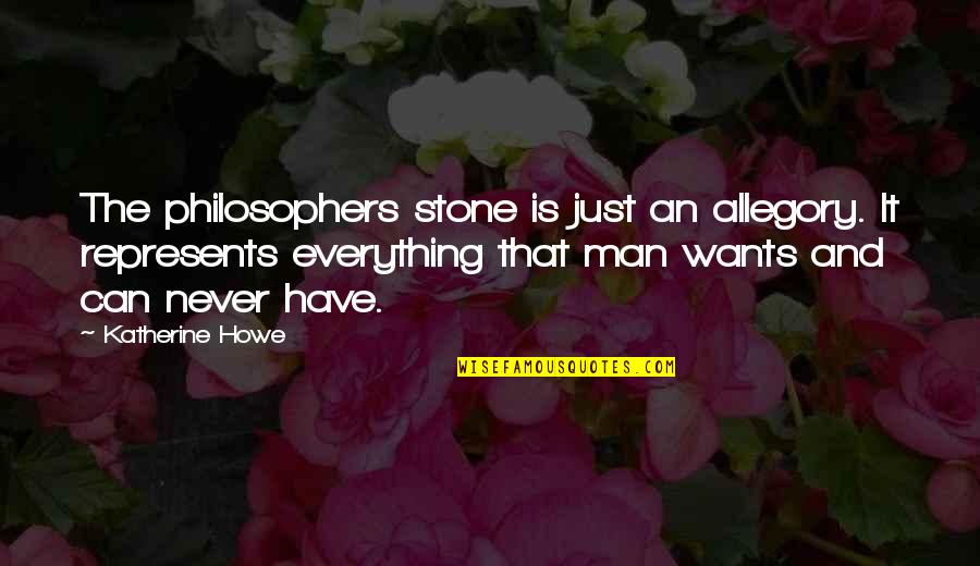 Grunnius Quotes By Katherine Howe: The philosophers stone is just an allegory. It