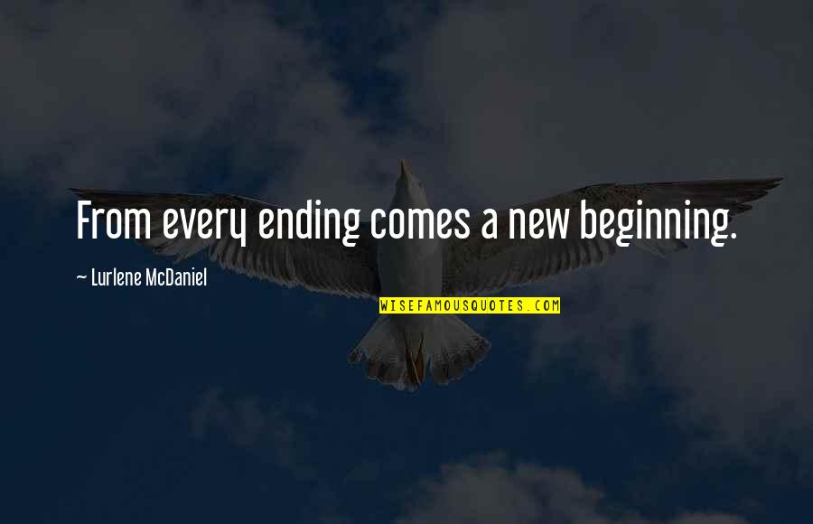 Grunting Hedgehog Quotes By Lurlene McDaniel: From every ending comes a new beginning. Grunting Hedgehog Quotes By Lurlene McDaniel: From every ending comes a new beginning.