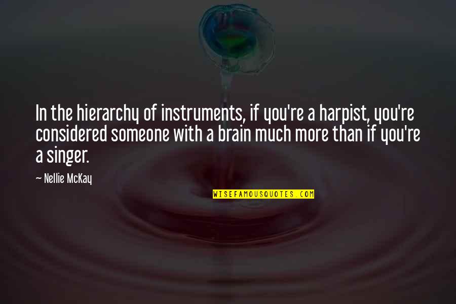 Grupas Albert Quotes By Nellie McKay: In the hierarchy of instruments, if you're a Grupas Albert Quotes By Nellie McKay: In the hierarchy of instruments, if you're a