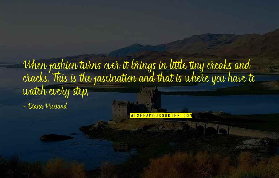 Grynberg Mikolaj Quotes By Diana Vreeland: When fashion turns over it brings in little Grynberg Mikolaj Quotes By Diana Vreeland: When fashion turns over it brings in little