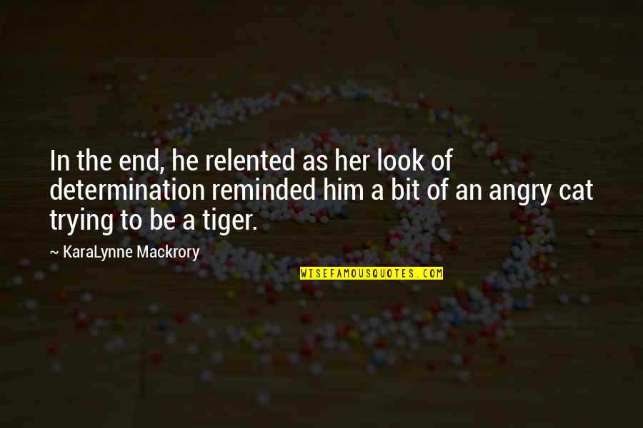 Gta Sa Gsf Quotes By KaraLynne Mackrory: In the end, he relented as her look