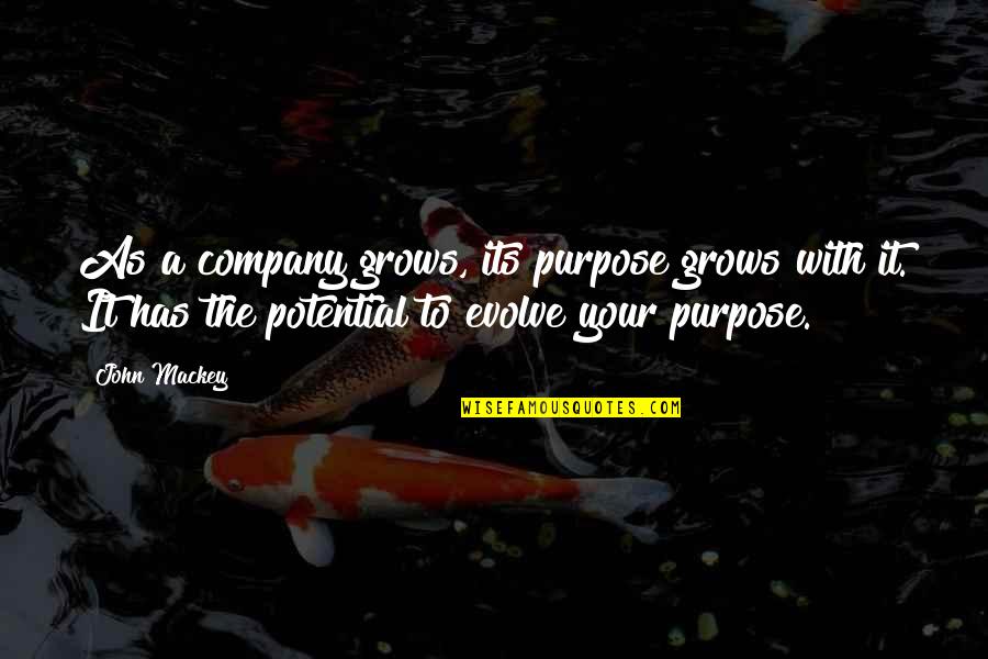 Gtrp Download Quotes By John Mackey: As a company grows, its purpose grows with Gtrp Download Quotes By John Mackey: As a company grows, its purpose grows with