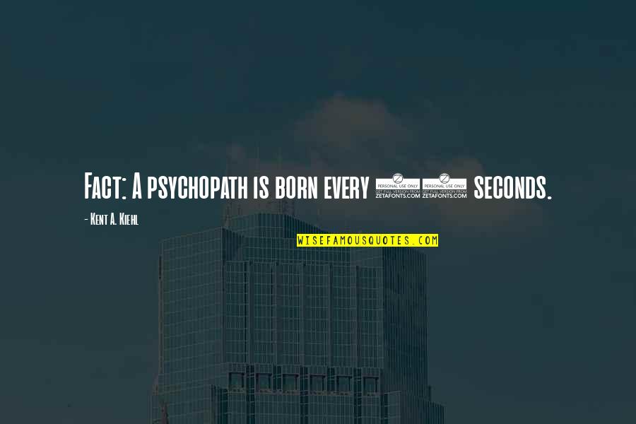 Gtrp Download Quotes By Kent A. Kiehl: Fact: A psychopath is born every 47 seconds. Gtrp Download Quotes By Kent A. Kiehl: Fact: A psychopath is born every 47 seconds.